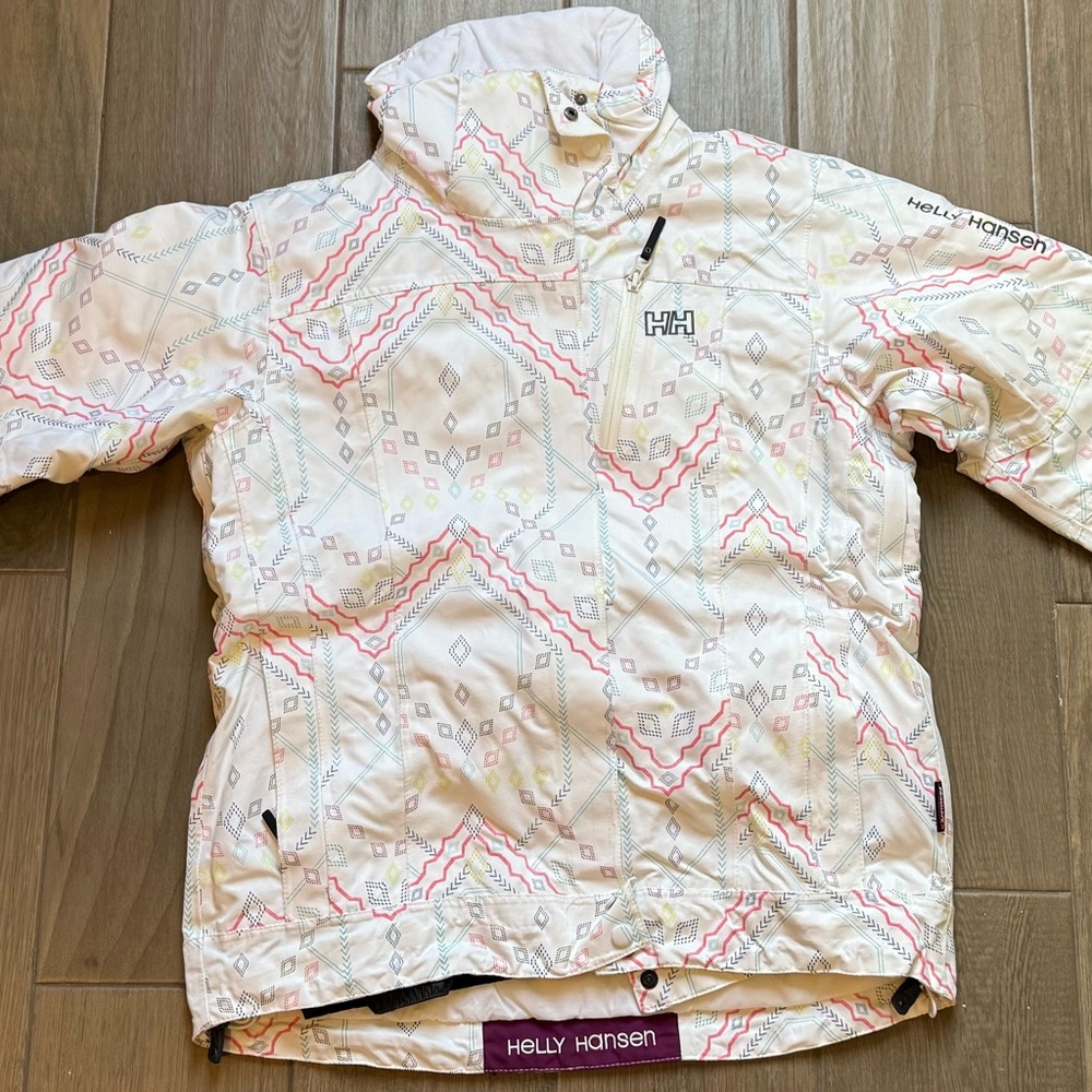 Helly Hansen White Ski - Snow Jacket
